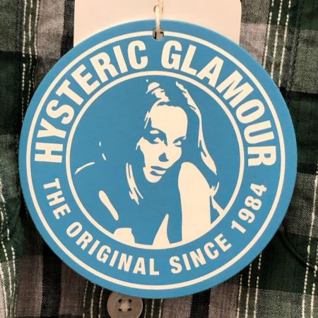  Hysteric Glamour ヒステリックグラマ メンズ開襟シャツ SIZE M タグ付  02181AH03364 グリーン