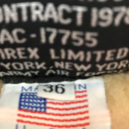  86年製 AVIREX メンズジャケット　TYPE B-3　サイズ36 AC-17755 ブラウン