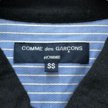  COMME des GARCONS HOMME メンズフルジップジャケット SIZE SS HT-B080 ブラック