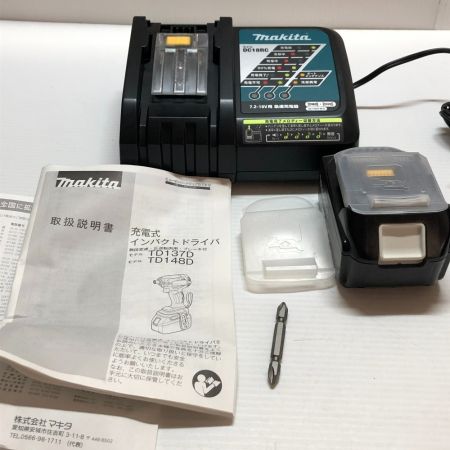  MAKITA マキタ  電動工具 インパクトドライバー　TD148DRTX　 TD148DRTX