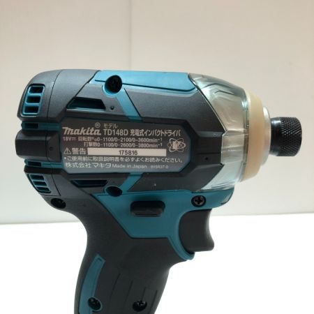  MAKITA マキタ  電動工具 インパクトドライバー　TD148DRTX　 TD148DRTX