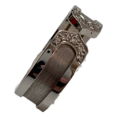  Cartier カルティエ リング　 C2リング 10Pダイヤ  B40442 K18WG　12号