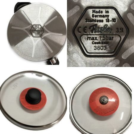  FISSLER キッチン 鍋 圧力鍋 　3.5L 料理本付属