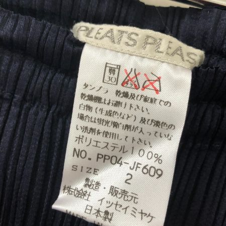  PLEATS PLEASE レディースプリーツパンツ PP04-JF609 ネイビー