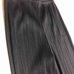 □□ PLEATS PLEASE レディースプリーツパンツ  2(M) PP04-JF643 ネイビー Bランク