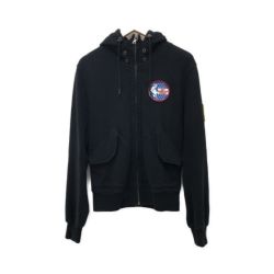 □□ Hysteric Glamour ヒステリックグラマ メンズジップパーカー  SIZE S ブラック Bランク