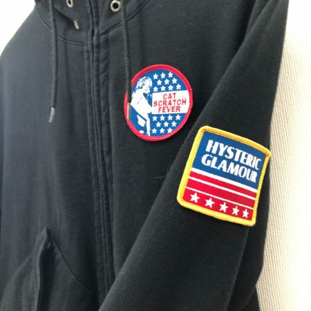  Hysteric Glamour ヒステリックグラマ メンズジップパーカー  SIZE S ブラック