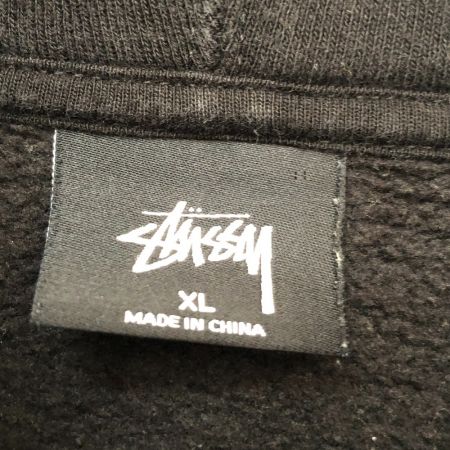  stussy ステューシ メンズ パーカー プルオーバーパーカー SIZE XL 使用感有 ブラック