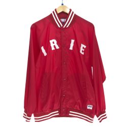 □□ IRIE LIFE アイリーライフ ナイロンスタジャン Lサイズ レッド Cランク