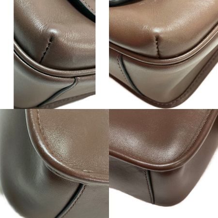  COACH コーチ ショルダーバッグ ヘリテージ マップ バッグ C2906 ブラウン