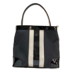 □□ GUCCI グッチ ショルダーバッグ 　エナメル　キャンバス 200047 Bランク