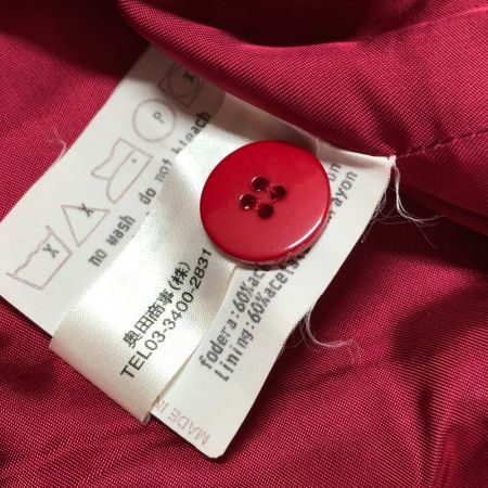  HERNO レディース ツイードジャケット 40(S) レッド