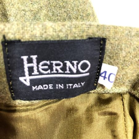  HERNO レディースセットアップ 42(M) 黄緑