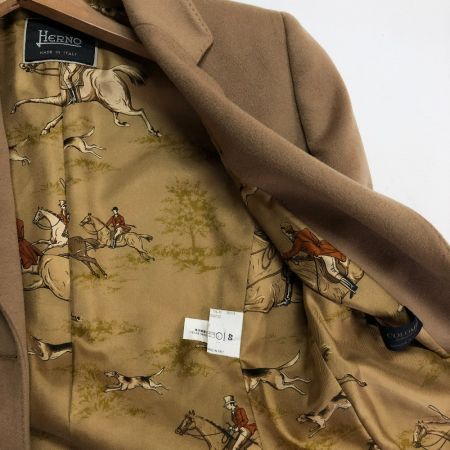  HERNO レディース テーラードジャケット 40(S) キャメル