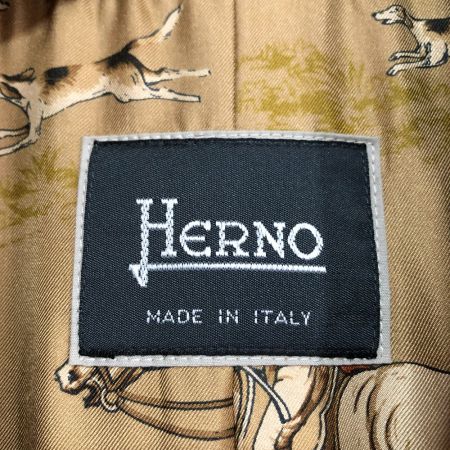  HERNO レディース テーラードジャケット 40(S) キャメル