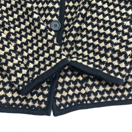  HERNO レディースニットカーディガン　サイズ40(S) キャメル×ブラック