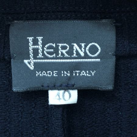  HERNO レディースウールセットアップスーツ 40(S) ネイビー