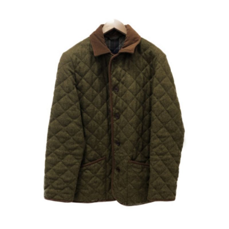 中古】 Barbour バブアー メンズキルティングジャケット サイズ42