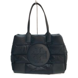 □□ TORY BURCH トリーバーチ MINI ELLA PUFFER TOTE  60983 001 ブラック Aランク