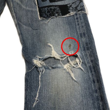  Hysteric Glamour ヒステリックグラマ ジーンズ デニムパンツ THEE HYSTERIC XXX 32inch 5AP-0703 ライトインディゴ