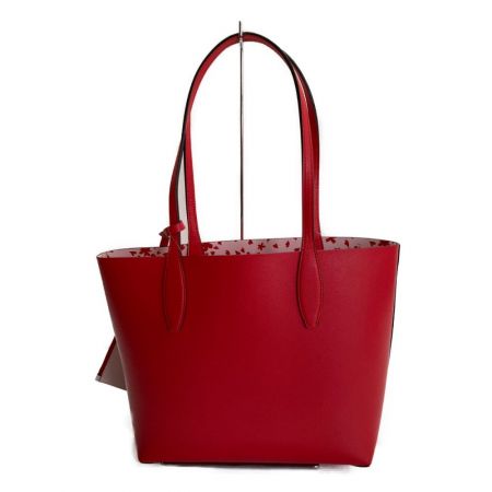  Kate Spade ケイトスペード  トートバッグ ラブシャック ポーチ付き  WKR00343 レッド