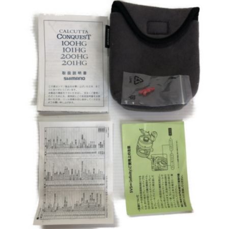  SHIMANO シマノ 釣り用品 リール ベイトリール 201HG 14カルカッタコンクエスト 201HG