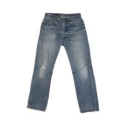 □□ LEVI'S 87年製 メンズ ジーンズ 501XX USA製  SIZE W32×L34  ダメージ有 ライトインディゴ Bランク