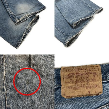  LEVI'S 87年製 メンズ ジーンズ 501XX USA製  SIZE W32×L34  ダメージ有 ライトインディゴ