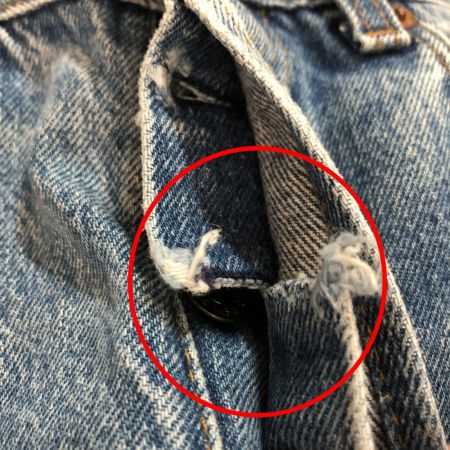  LEVI'S 87年製 メンズ ジーンズ 501XX USA製  SIZE W32×L34  ダメージ有 ライトインディゴ