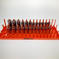 □□ Snap-on スナップオン ソケット8-19　ソケットホルダー付き KA383METOR Bランク