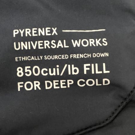  PYRENEX×UNIVERSAL WORKS メンズダウンベスト SIZE S ３１８５６２３２２４２２８ ネイビー