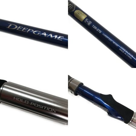  SHIMANO シマノ 釣り ロッド ディープゲーム 120-270