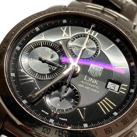  TAG HEUER タグホイヤー リンク タキメーター クロノグラフ エレガンス CJF2119.BA0594