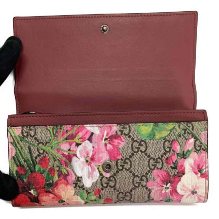  GUCCI グッチ GGブルームス コンチネンタルウォレット 404070・2149