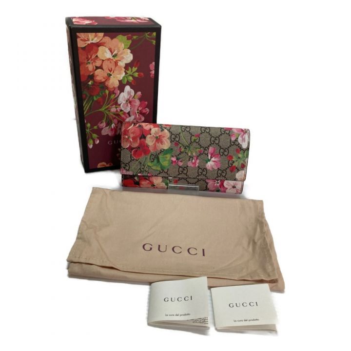 GUCCI グッチ GGブルームス コンチネンタルウォレット 404070・2149