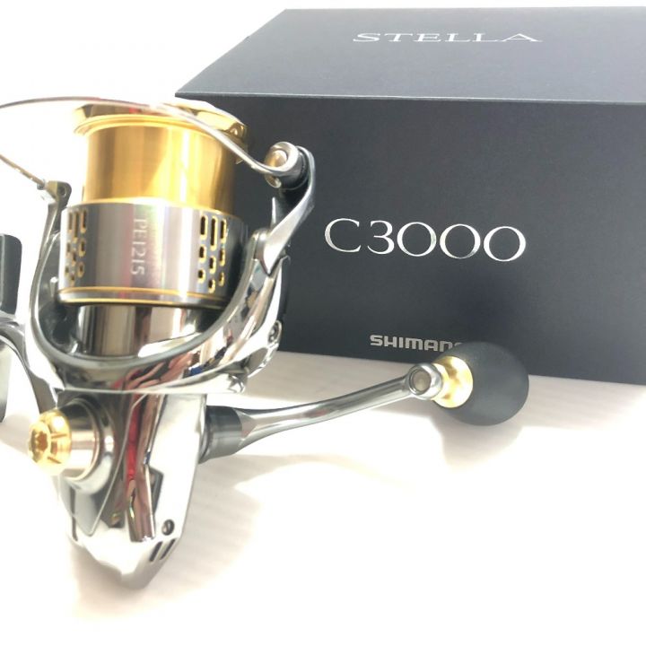 SHIMANO シマノ 釣りスピニングリール 18 ステラ C3000 03803｜中古｜なんでもリサイクルビッグバン