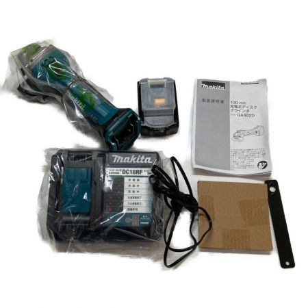  MAKITA マキタ 100mm 充電式ディスクグラインダ GA402DRG