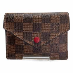 □□ LOUIS VUITTON ルイヴィトン ポルトフォイユ ヴィクトリーヌ N41938 ブラウン Bランク