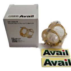 □□ ABU Avail　ABU2500C用　アルミオフセットフレーム7.5金メッキ 2500C Sランク