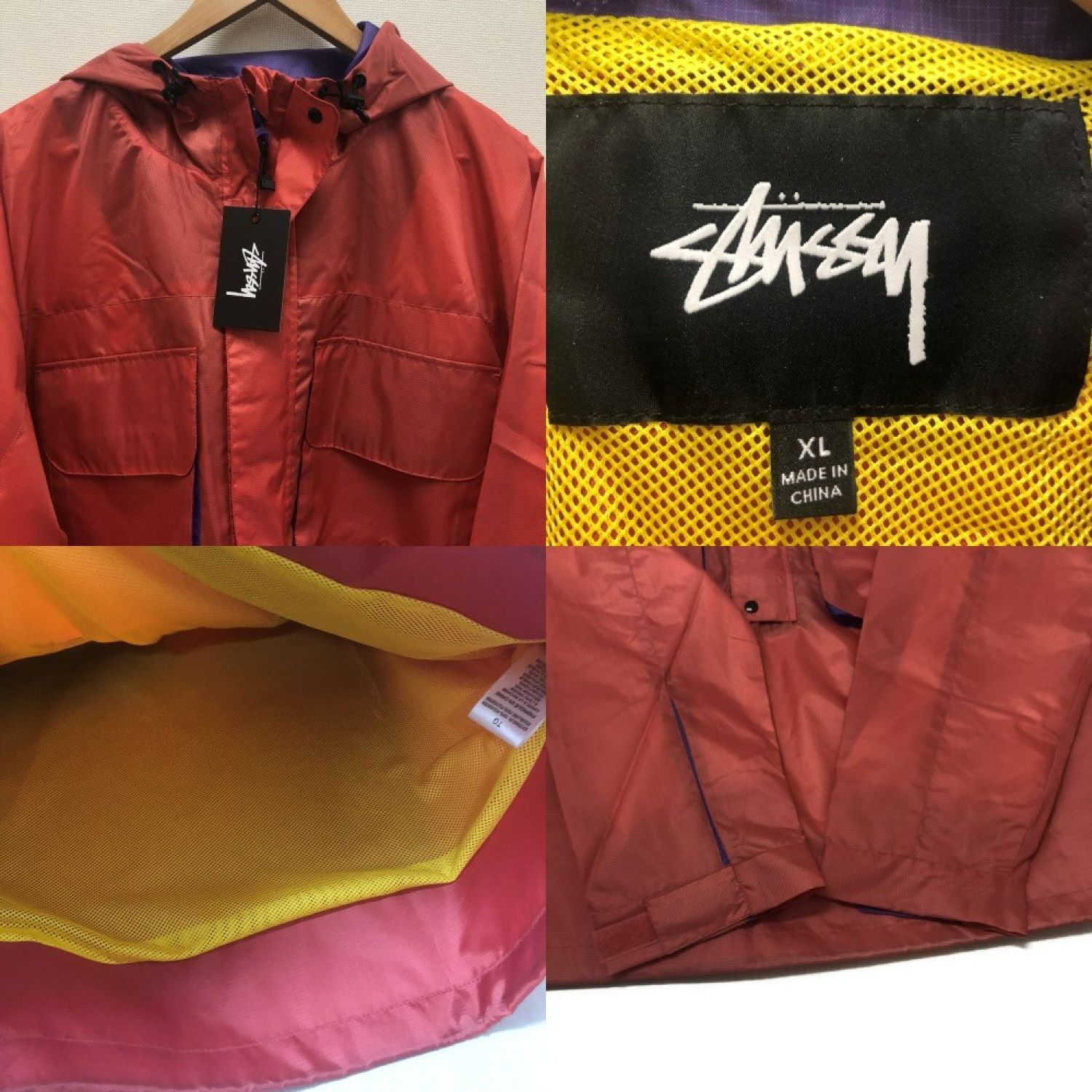 中古】 stussy ステューシ セットアップ ドリフトプルオーバー