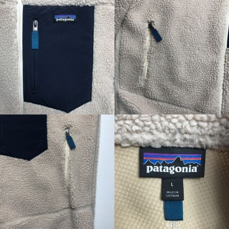  Patagonia パタゴニア メンズ衣料 ジャケット フリースジャケット SIZE L  ﾚﾄﾛＸ ベージュ