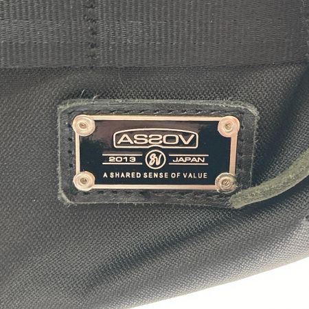  ASSOV ショルダーバッグ　2013 JAPAN ブラック