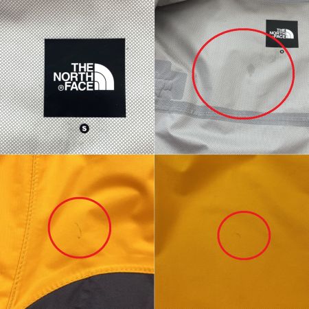  THE NORTH FACE ザノースフェイス ドットショットジャケット NP61530 イエロー×ブラック Sサイズ キズ有