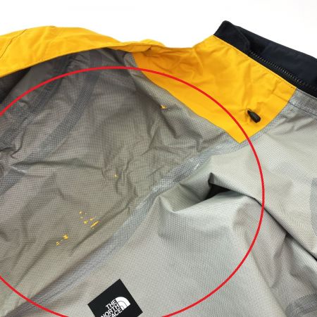 THE NORTH FACE ザノースフェイス ドットショットジャケット NP61530 イエロー×ブラック Sサイズ キズ有