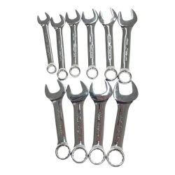 □□ Snap-on スナップオン 工具 ハンドツール ショートコンビネーションレンチ   10本セット Bランク