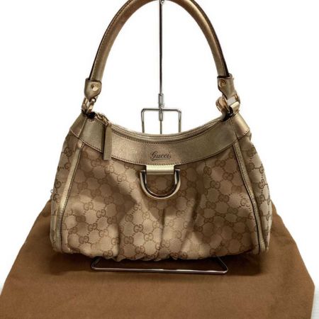  GUCCI グッチ GGキャンバス ワンショルダー 190525 ゴールド