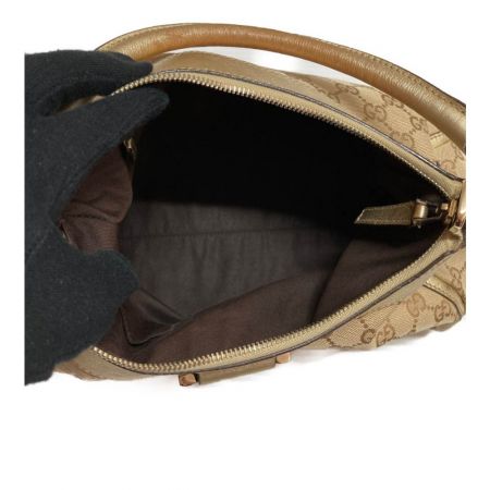  GUCCI グッチ GGキャンバス ワンショルダー 190525 ゴールド