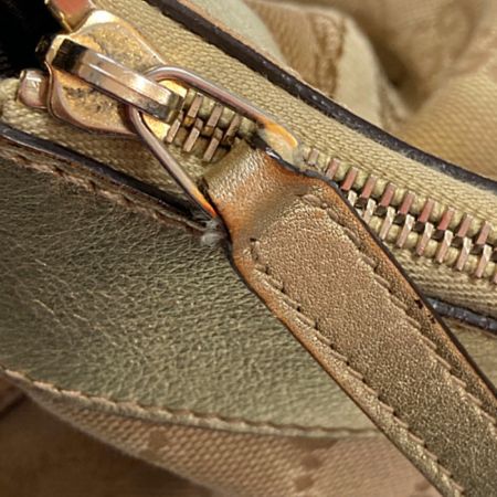 GUCCI グッチ GGキャンバス ワンショルダー 190525 ゴールド