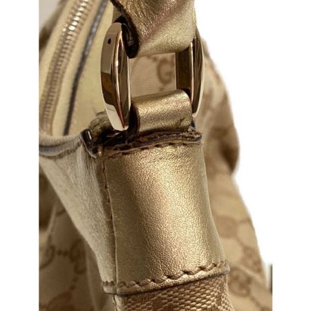  GUCCI グッチ GGキャンバス ワンショルダー 190525 ゴールド