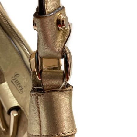  GUCCI グッチ GGキャンバス ワンショルダー 190525 ゴールド